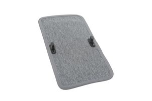 New looxs nova plate - grijs - fietsplaat voor nova double detachable fietstas afbeelding