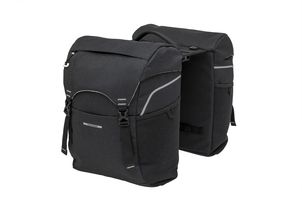 New looxs sports dubbele fietstas zwart/grijs afbeelding