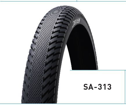 Deli tire buitenband streetfightr fatbike 20 inch 20x4.00 102-406 102/90-406 zwart sa-313 afbeelding