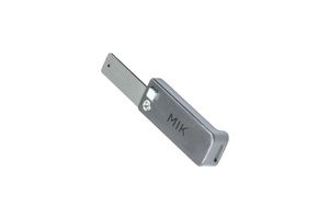 Basil mik stick - sleutel, uitklapbaar, grijs
