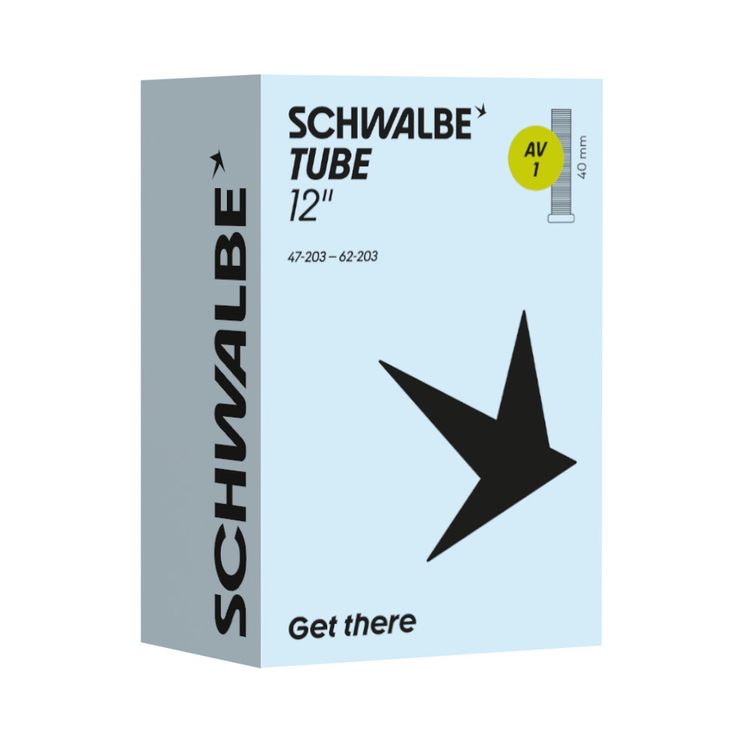 Binnenband Schwalbe 12 AV1 40mm | Haaks 45/45 | 47/62-203
