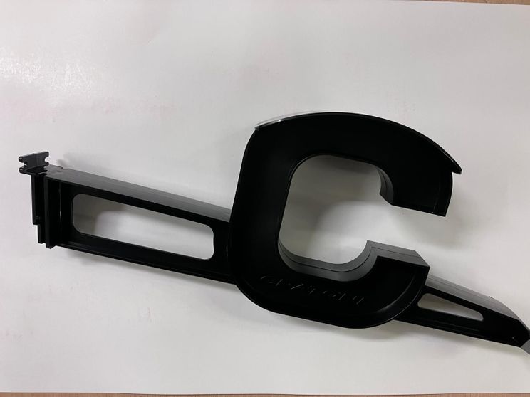 Cratoni Helmhaken Zwart Zonder RVS haak | Slatwall afbeelding