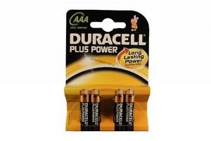 Duracell AAA Batterij - 4 stuks