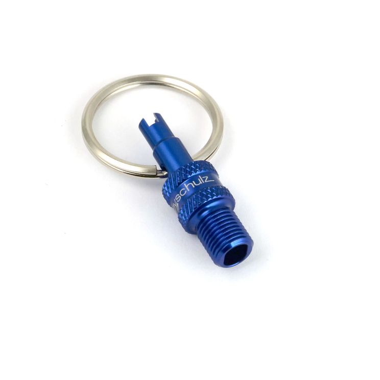 Ventieladapter By,Schulz Mini SV/DV -> AV Blauw afbeelding