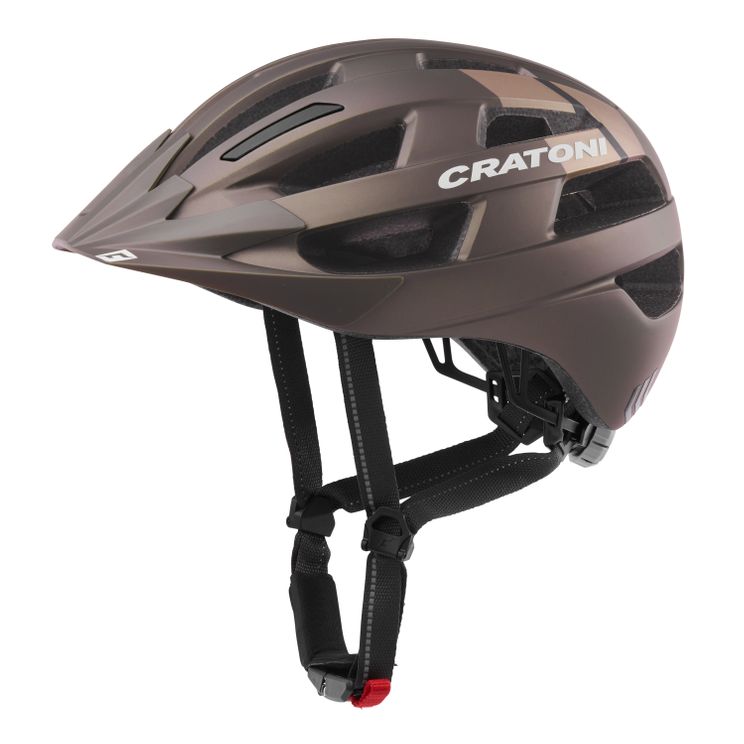 Helm Cratoni Velo-X Brown Metallic Matt S-M afbeelding