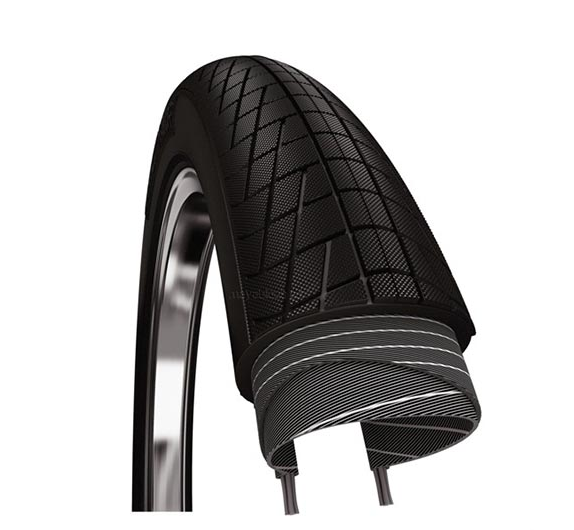 UrbanProof Buitenband voor fatbikes urban proof fat tyre razor normal 20 x 4.00" / 100-406 mm - zwart afbeelding