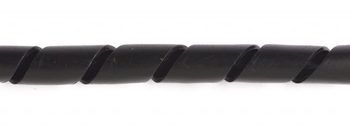 Elvedes spiraalslang (6mm) 10 meter zwart afbeelding