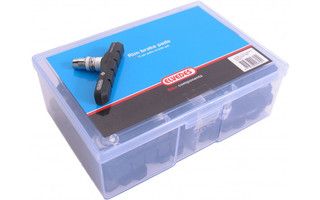 Elvedes V-brake remblokset 72 mm (werkplaatsverpakking van 25 paar) afbeelding