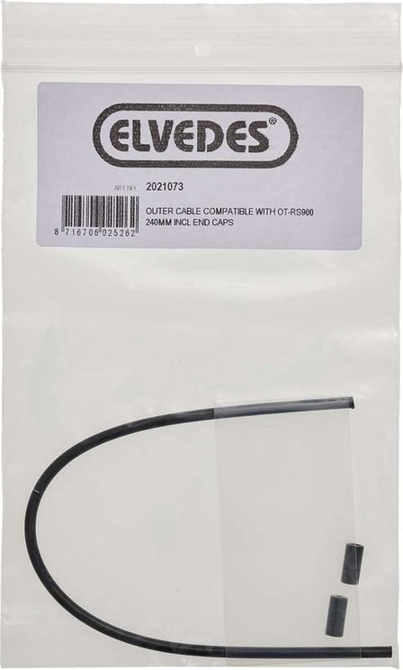 Elvedes schakel buitenkabel 240mm incl.2 ferrules superflex afbeelding