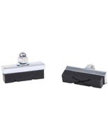 Elvedes Remblokken x-groove knijprem 40 x 13 mm zw/zil 2 stuks afbeelding