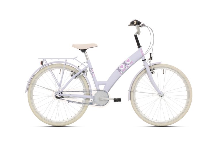 Bike Fun Lots Of Love - Kinderfiets - Vrouwen - Lichtblauw - 24