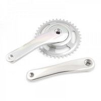Gazelle Crankstel linea 38t aluminium/staal zilver afbeelding