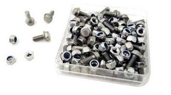 Bofix Spatbordboutje m5x12 rvs + borgmoer (p50) afbeelding